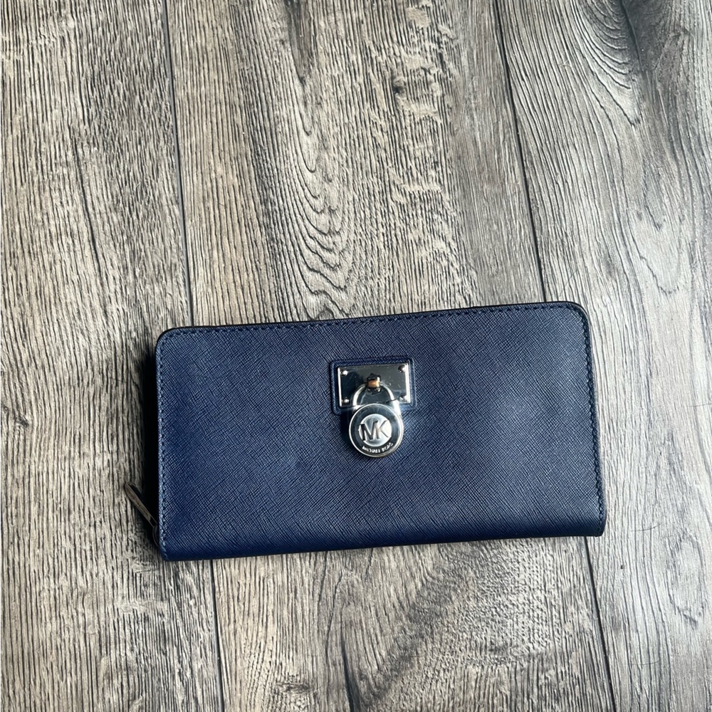 Blue micheal kors wallet